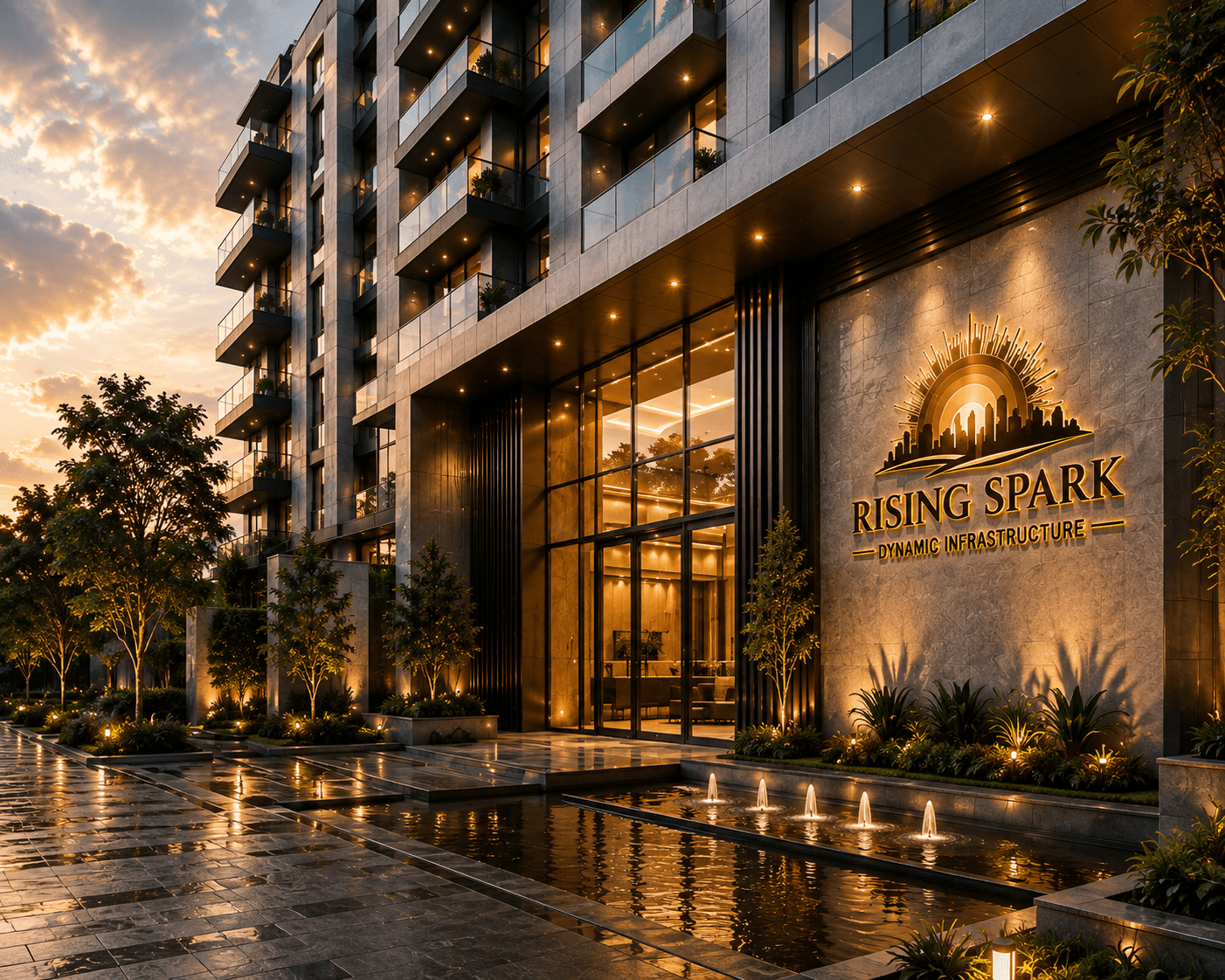 Rising Spark Dynamic Infra premium residential development